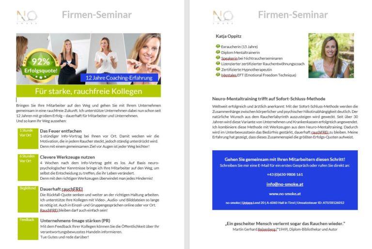 Firmen Download Seminardetails - Danke